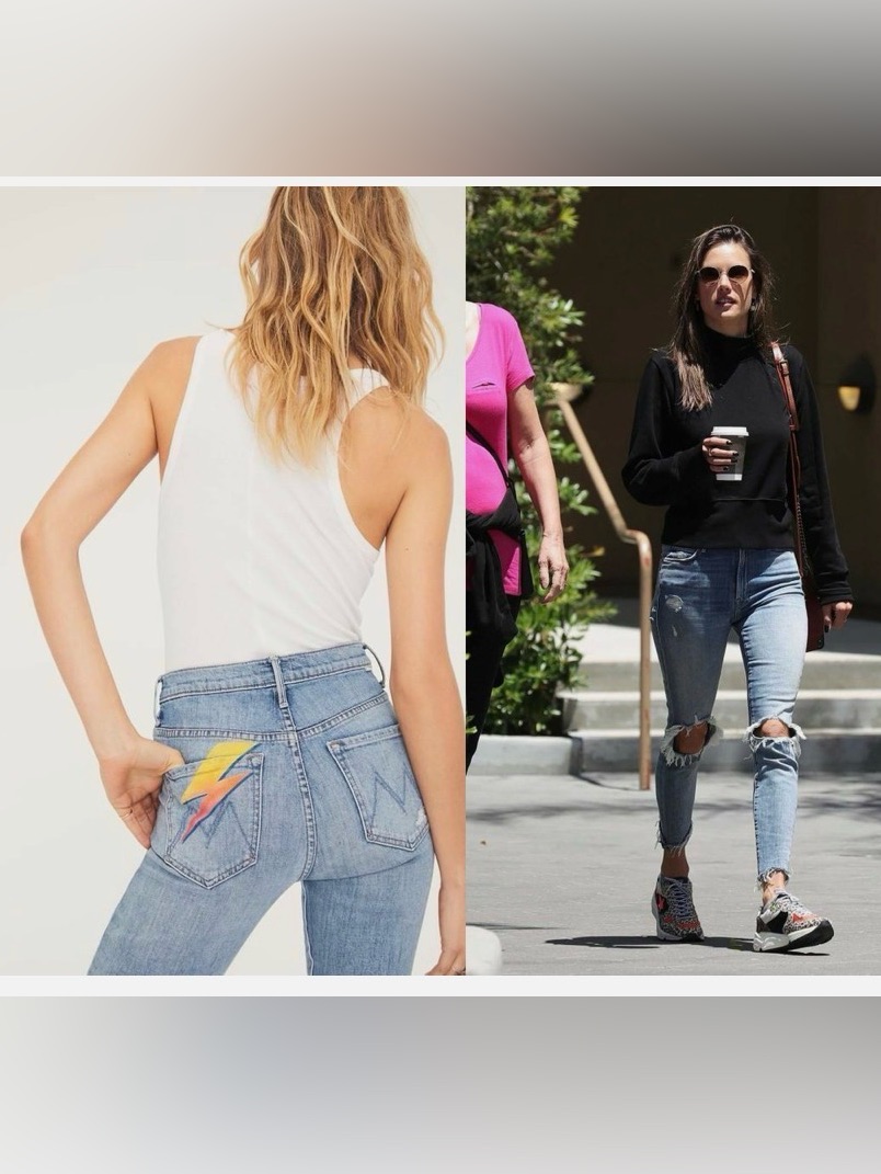Mother Denim The Stunner Ankle Step Fray Jeans In Helter Skelter